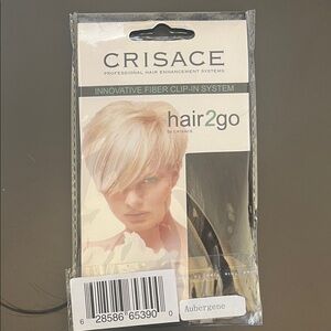 Crisace Aubergine Hair2Go Clip-In